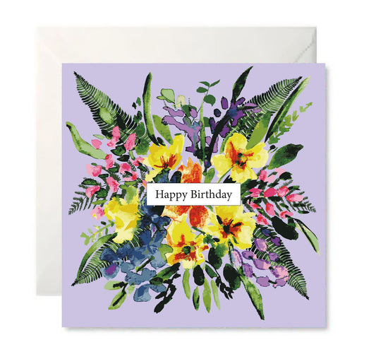 Abundance Birthday Card Set - Five Unique, Hand- Painted Designs