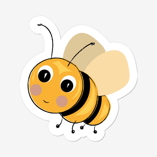 Cute Bee Vinyl Sticker