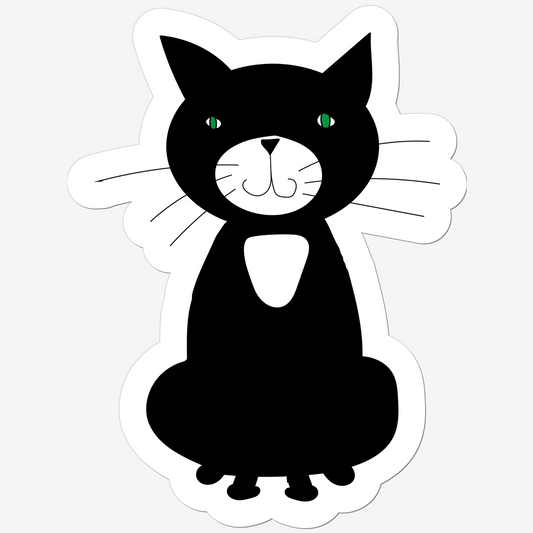 Cute Cat Vinyl Sticker
