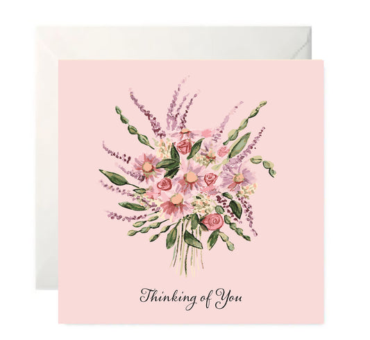 Daisy Bouquet II - Thinking of You - Sentiment Card