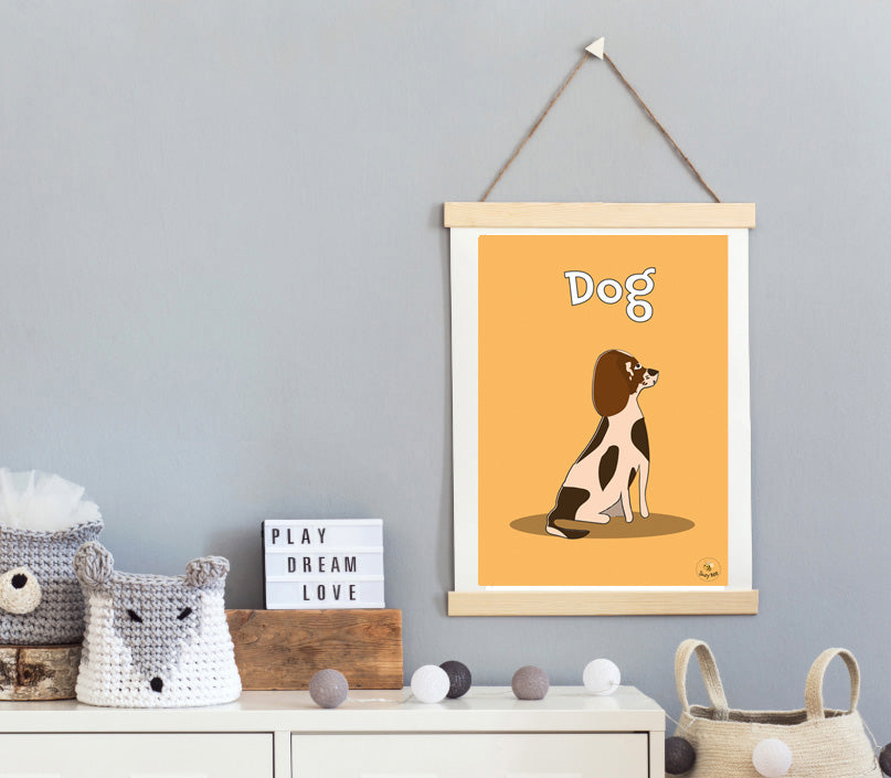 Dog- Children's Wall Art