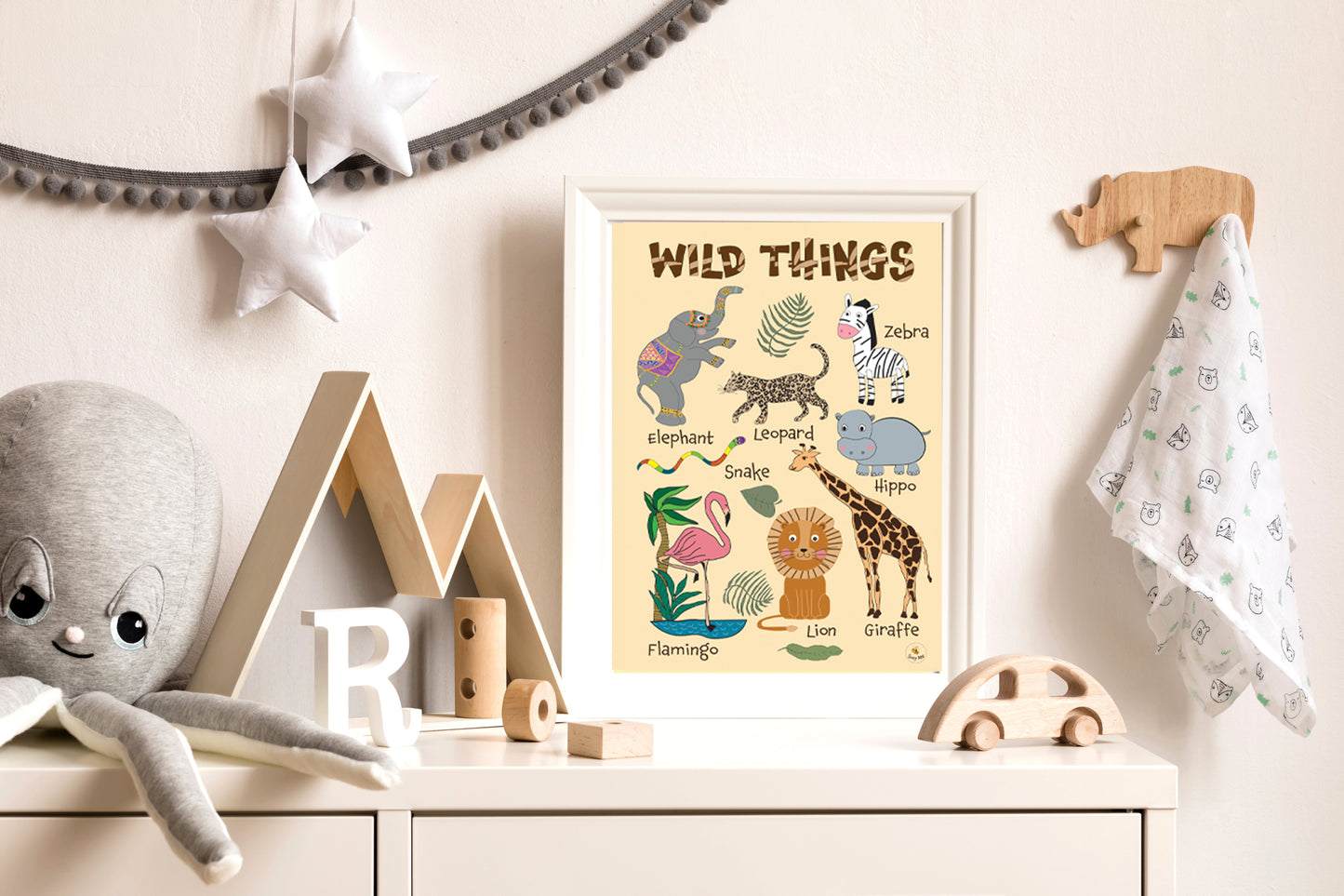 Wild Things - Jungle Animal Wall Art