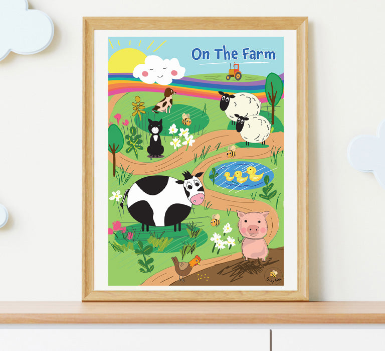 Sheep - Children's Wall Art