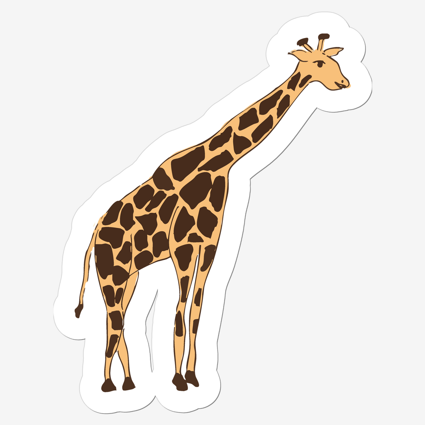 Giraffe Vinyl Sticker - Jungle Animals