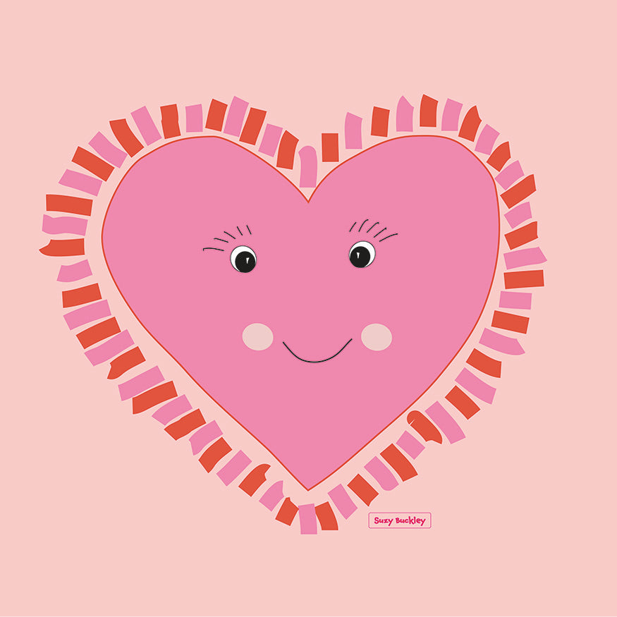 Smiley Heart Cushion