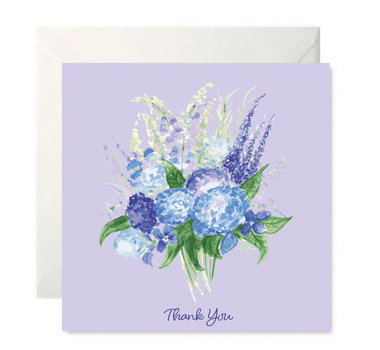 Hydrangea - Thank You Card
