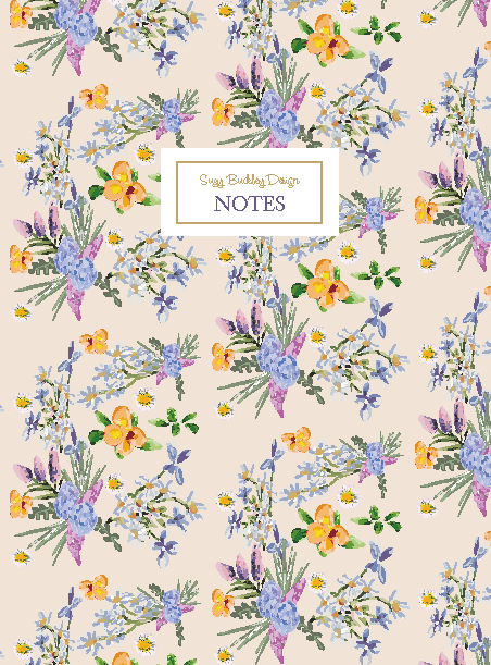 Hydrangea Pattern - Notebook A5
