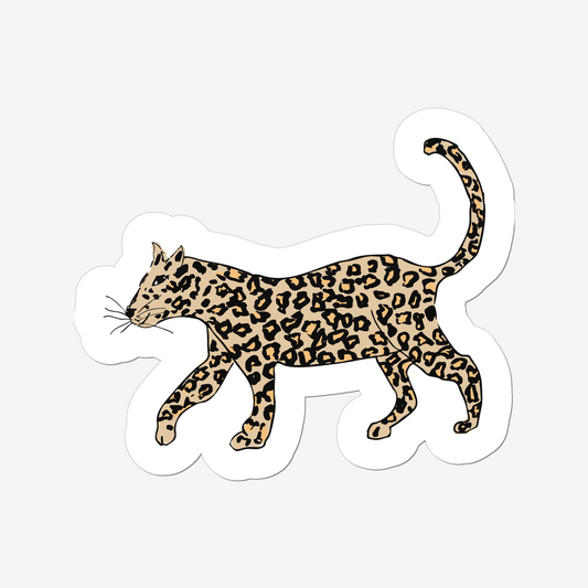 Leopard Vinyl Sticker - Jungle Animals