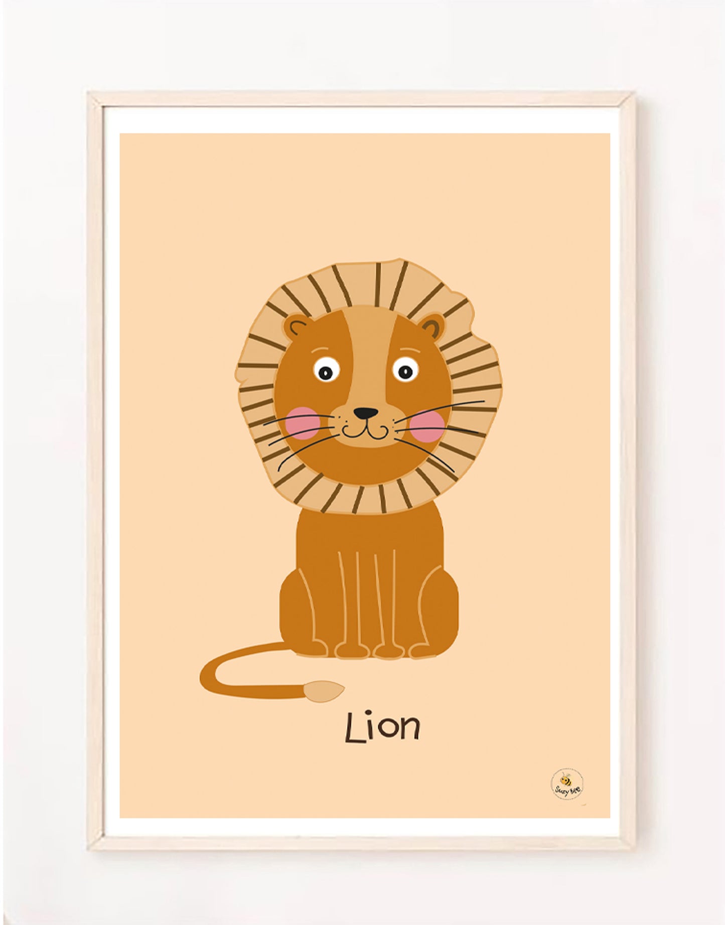 Cute Lion - Children's Wall Art