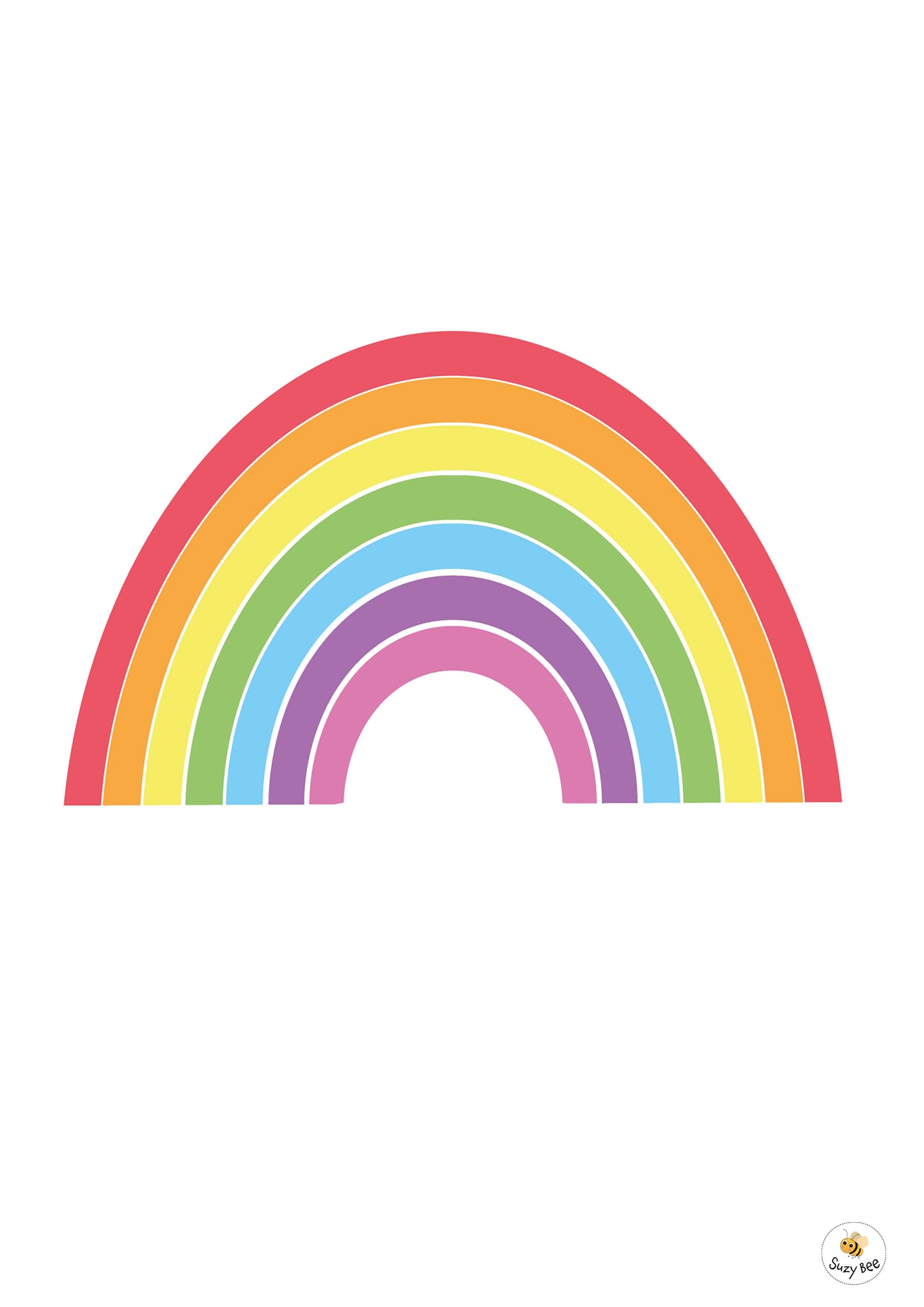 Rainbow Print - Children's Wall Art