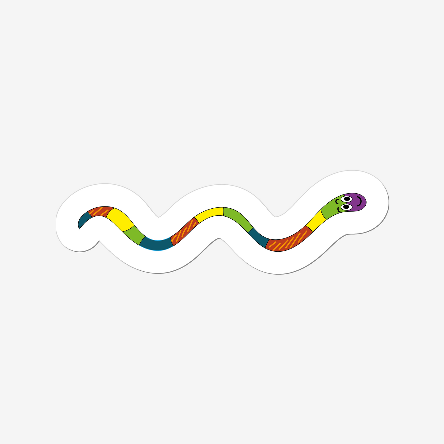 Snake Vinyl Sticker - Jungle Animals