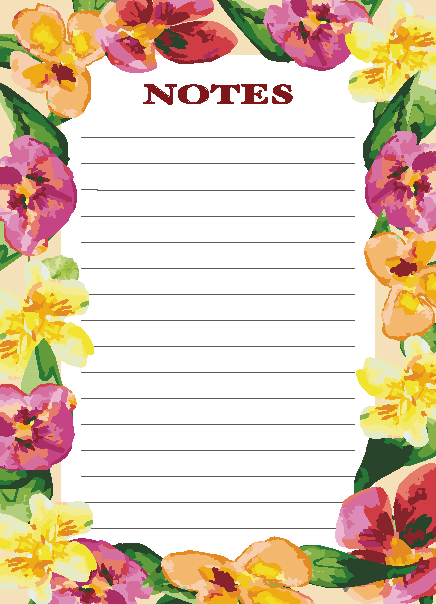 Sweet Pea - A5 Memo Pad