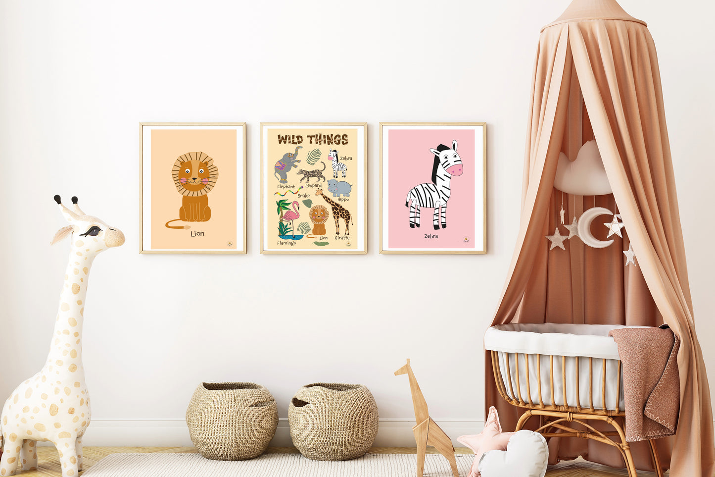 Cute Zebra - Children's Wall Art