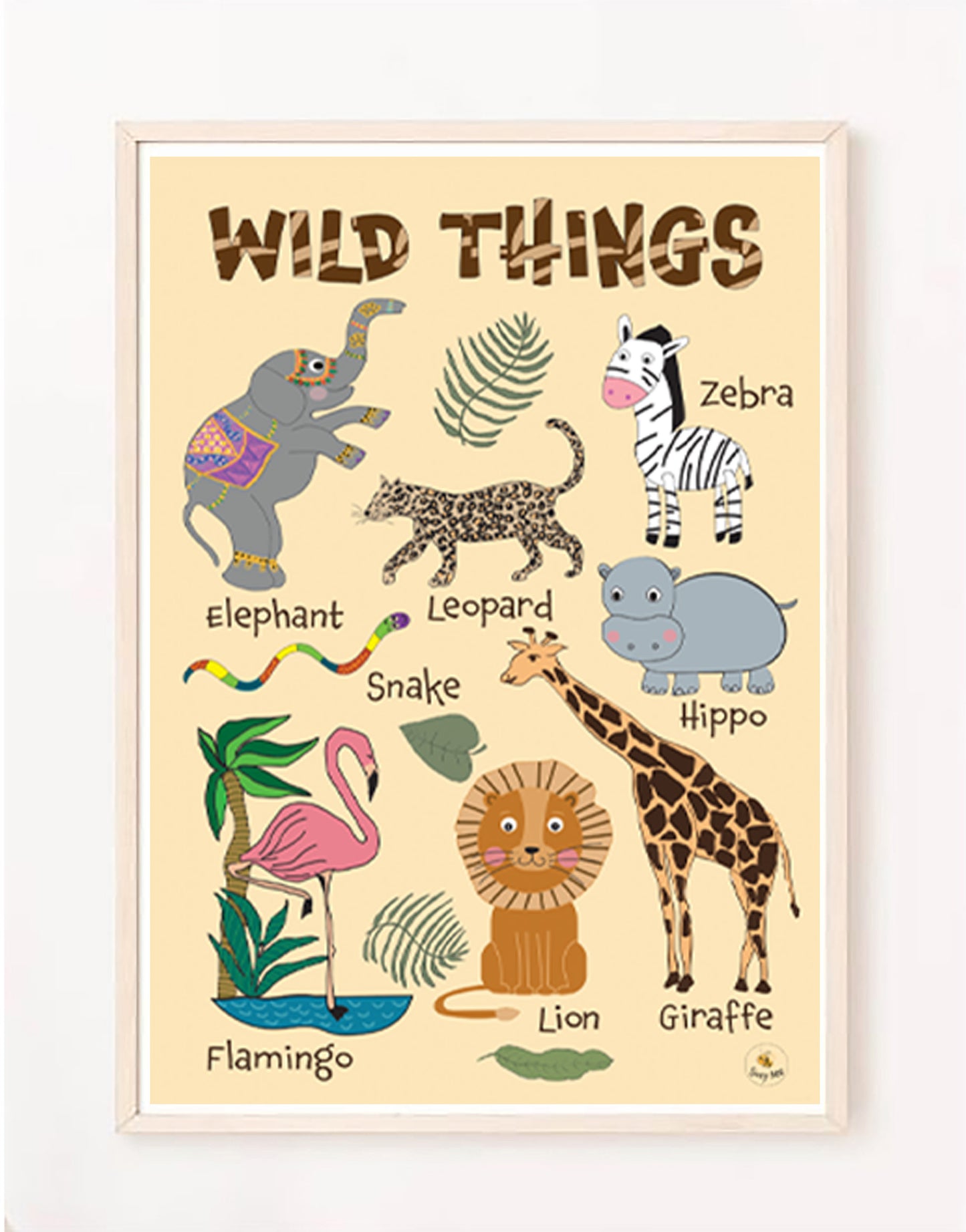 Wild Things - Jungle Animal Wall Art