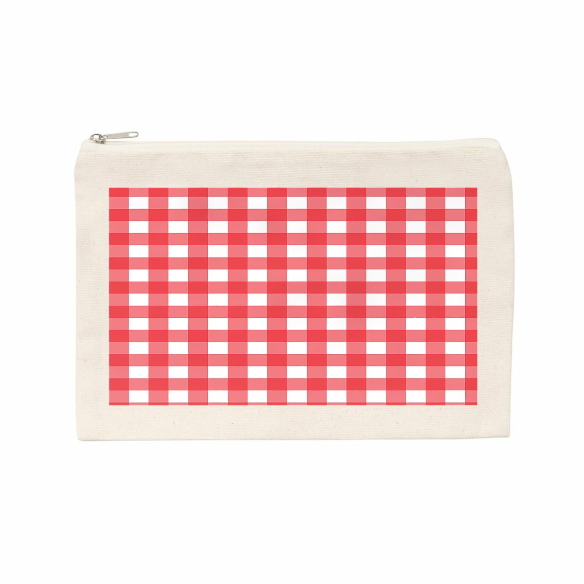 Accessories Pouch - Red Gingham - front_natural