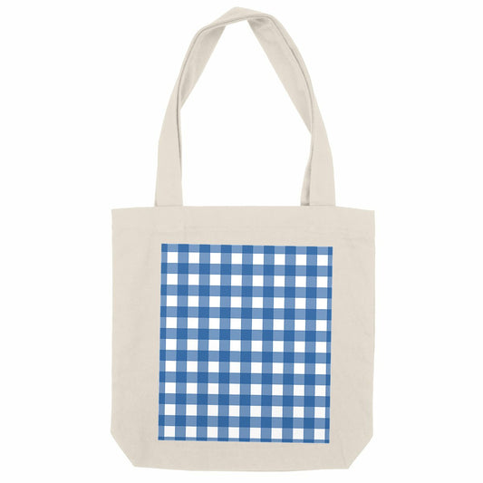 Tote Bag - Yellow Gingham - front_natural