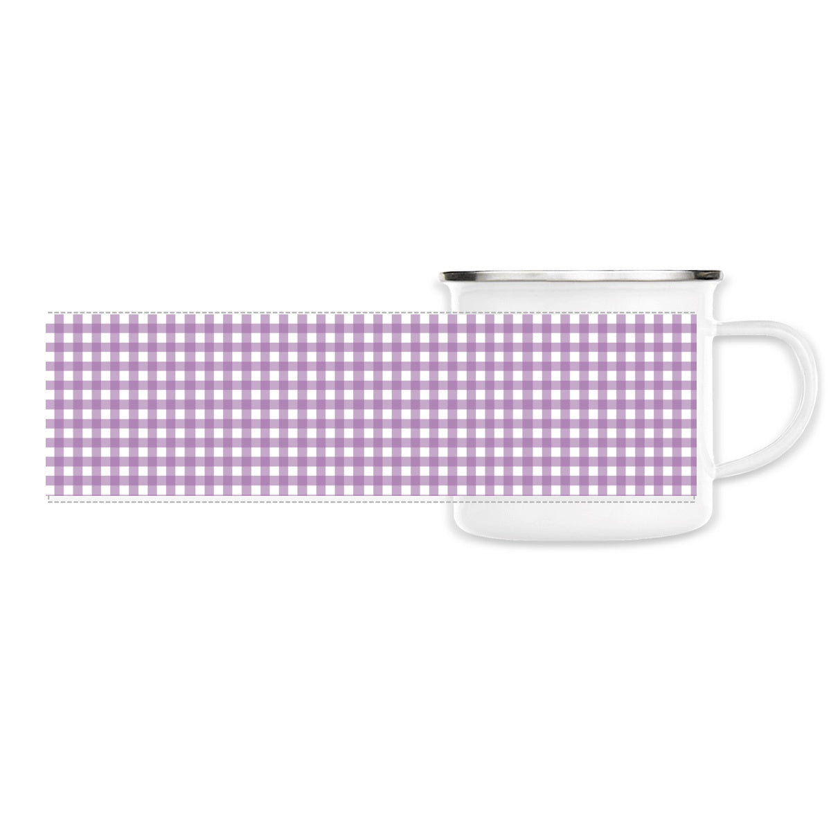 Purple Heather Enamel Mug
