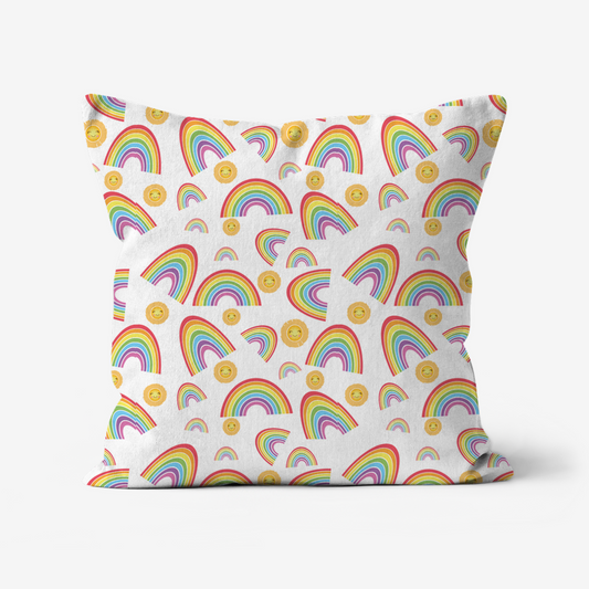 Rainbow Pattern Cushion