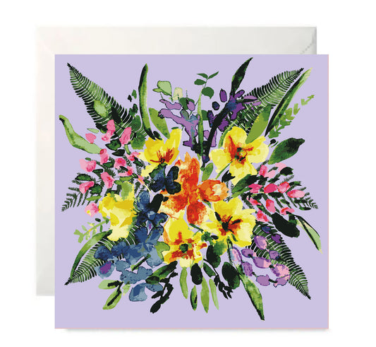 Abundance Original - Botanical Inspired Greeting Card