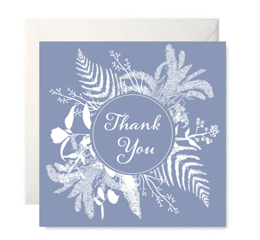 China Blue - Thank You Card