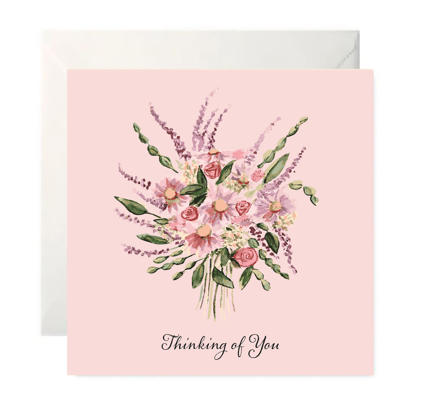 Daisy Bouquet II - Thinking of You - Sentiment Card