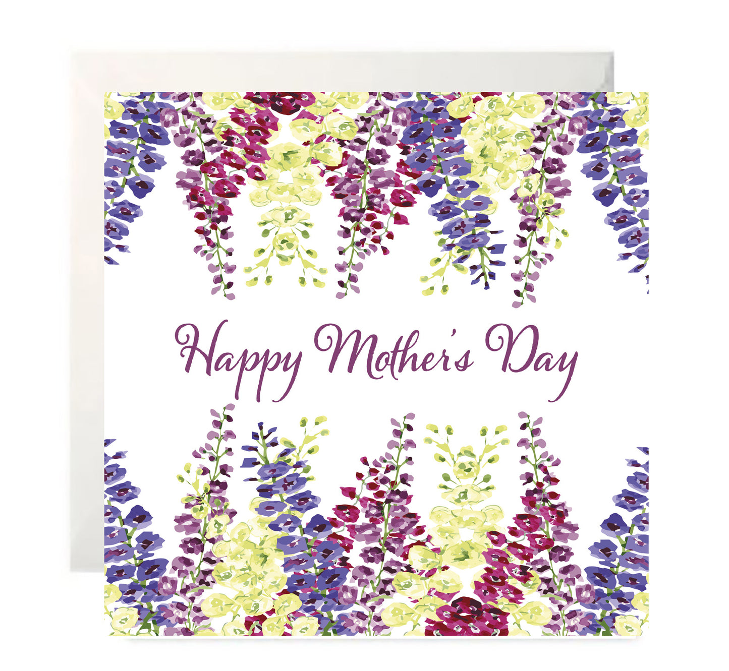 Delphiniums Mother’s Day Card