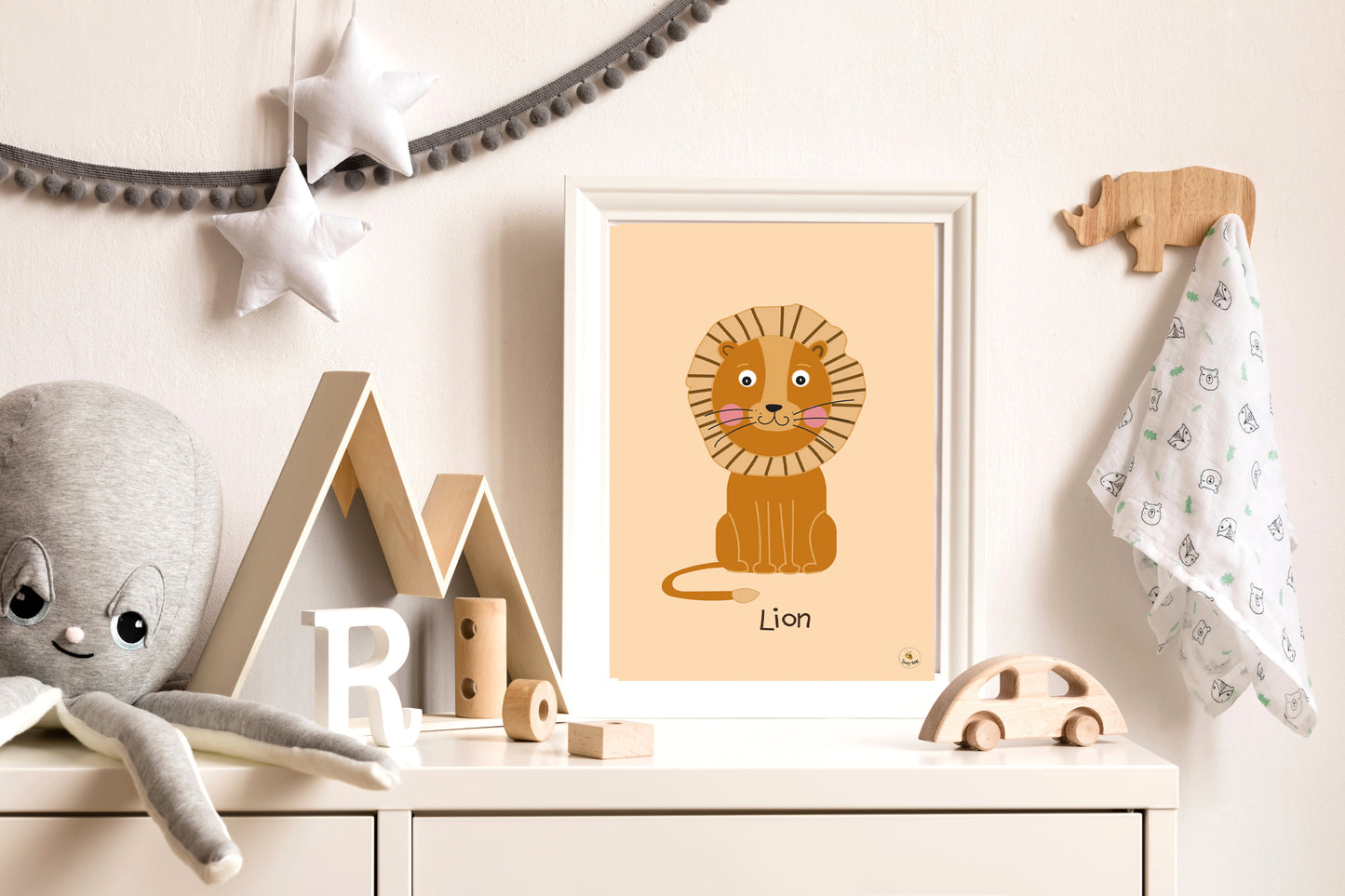Cute Lion - Children's Wall Art