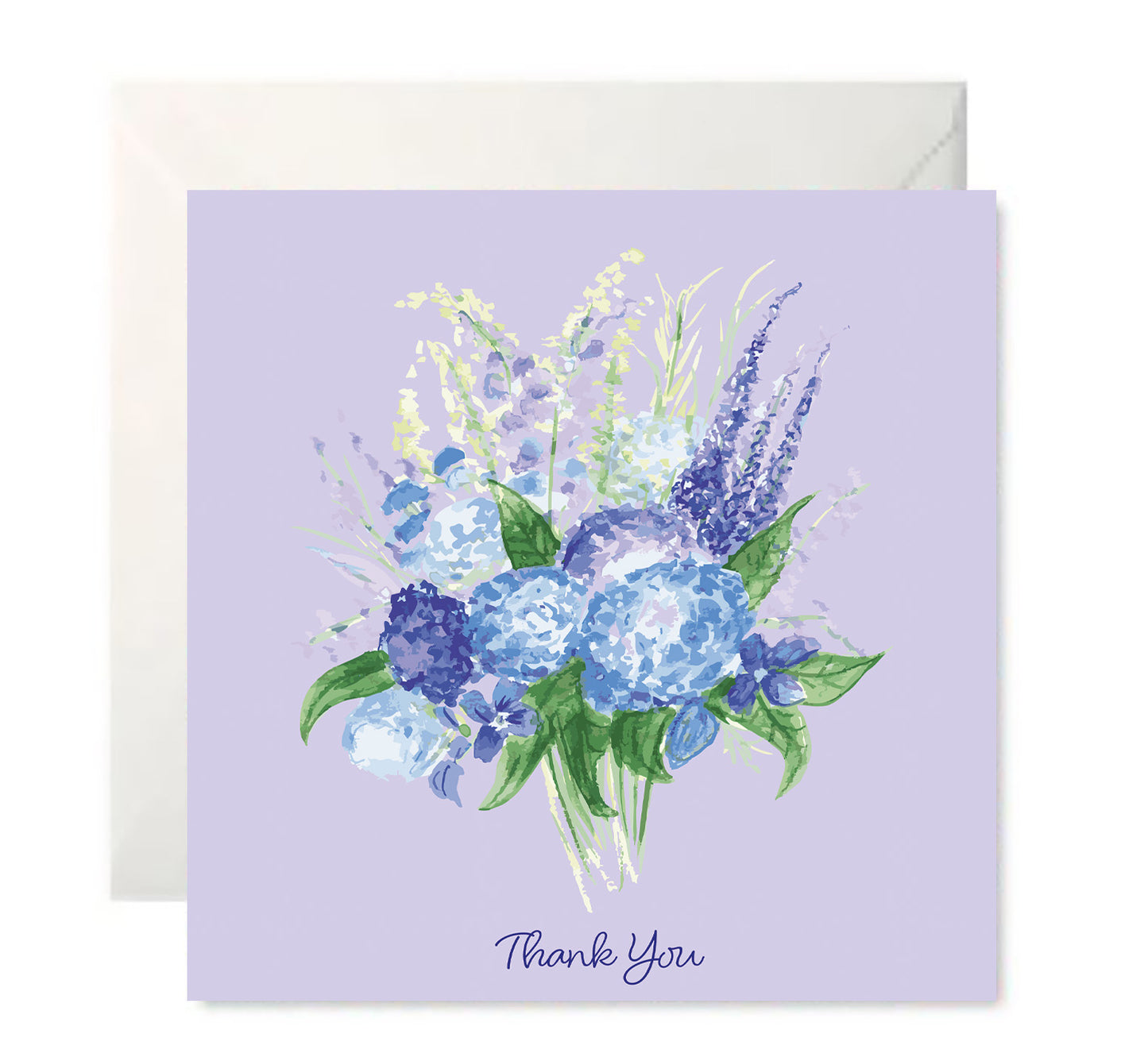 Hydrangea - Thank You Card