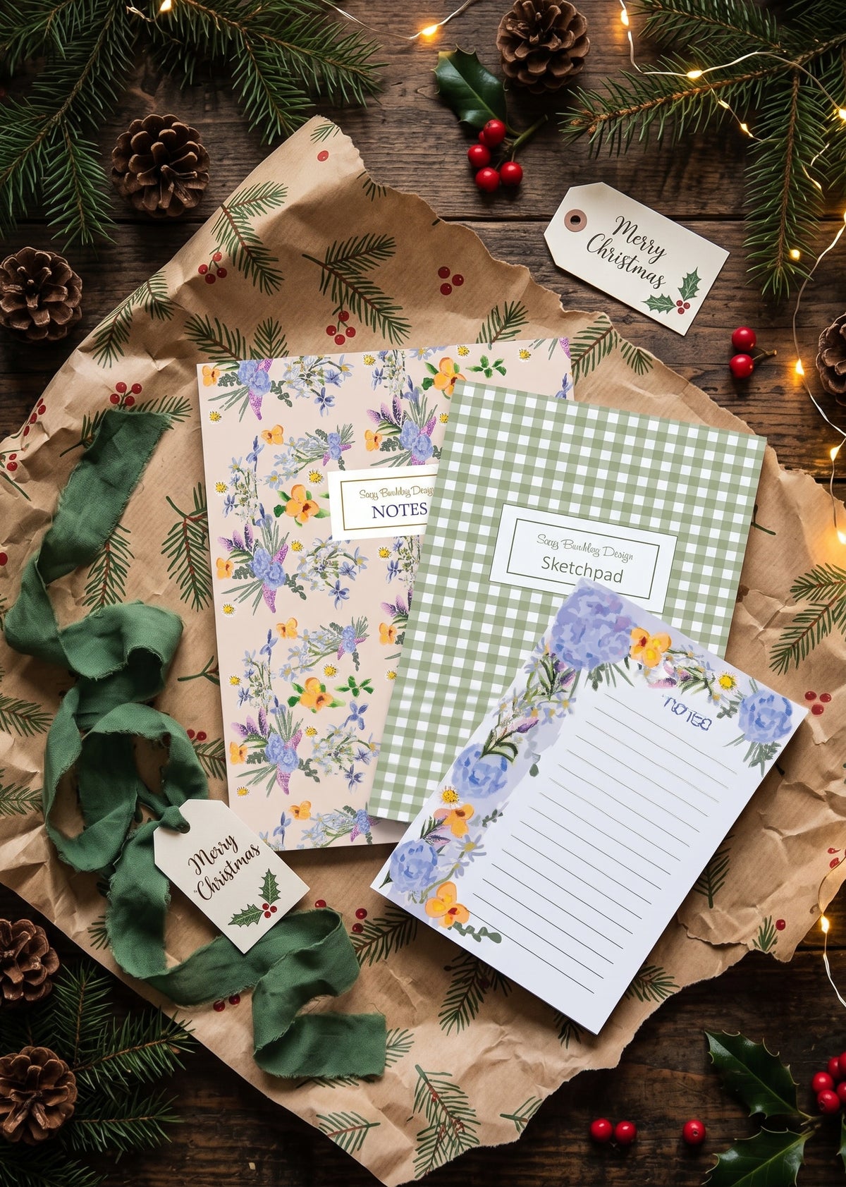 The Hydrangea Desk Set