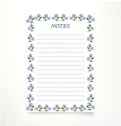 Hydrangea Garland A5 Memo Pad