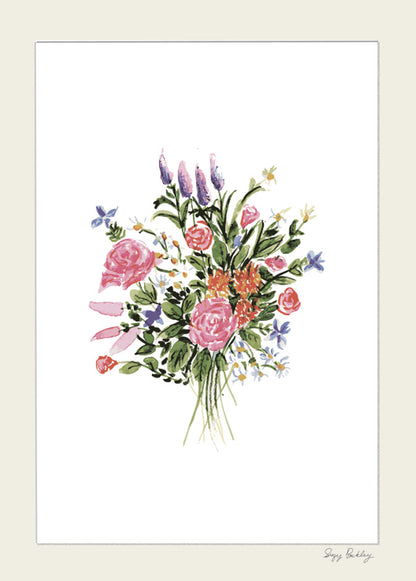 Rose Bouquet - Watercolour Art Print