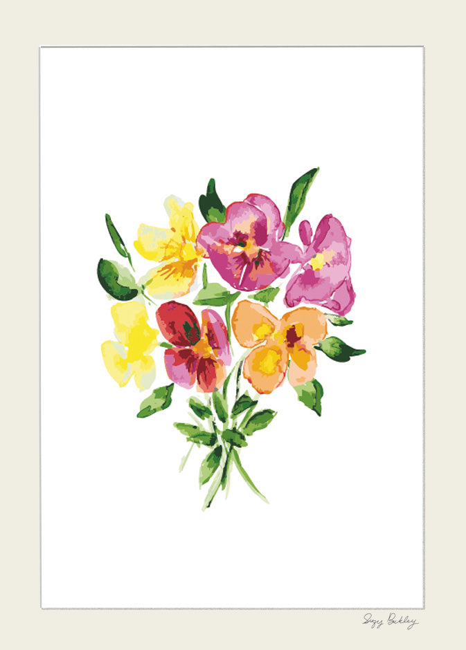 Sweet Pea - Watercolour Art Print