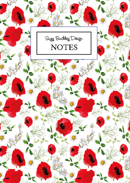 Poppy | August Birthflower - Notebook A5