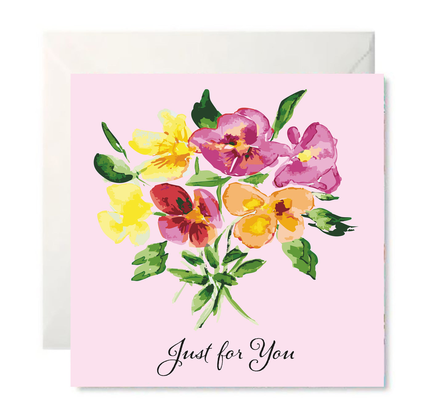 Pansy Bouquet- Just for You