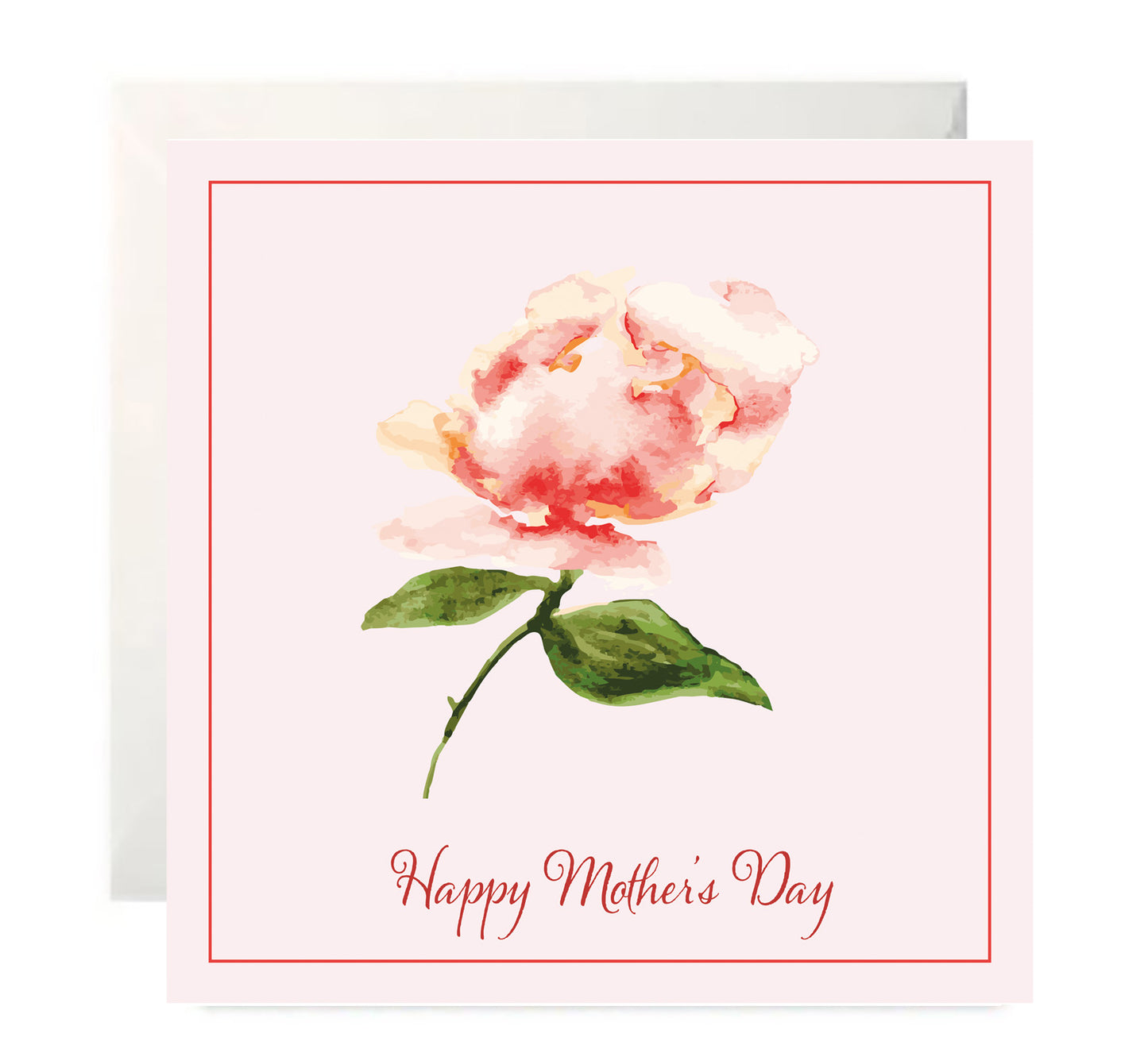 Delicate Peony Mother’s Day Card