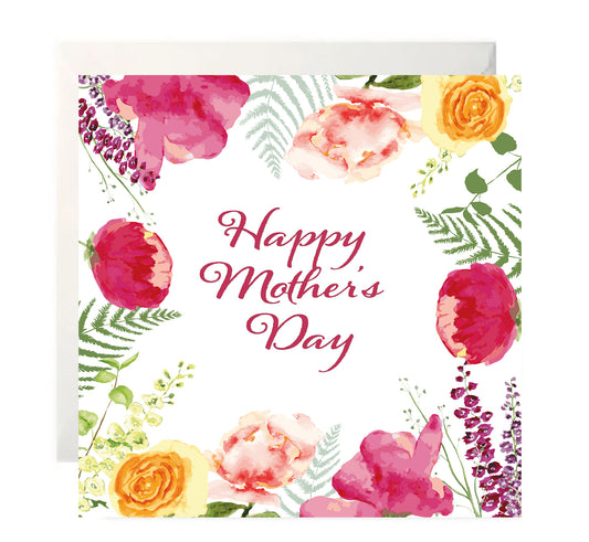 Mixed Wreath Mother’s Day Card