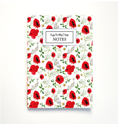 Poppy | August Birthflower - Notebook A5