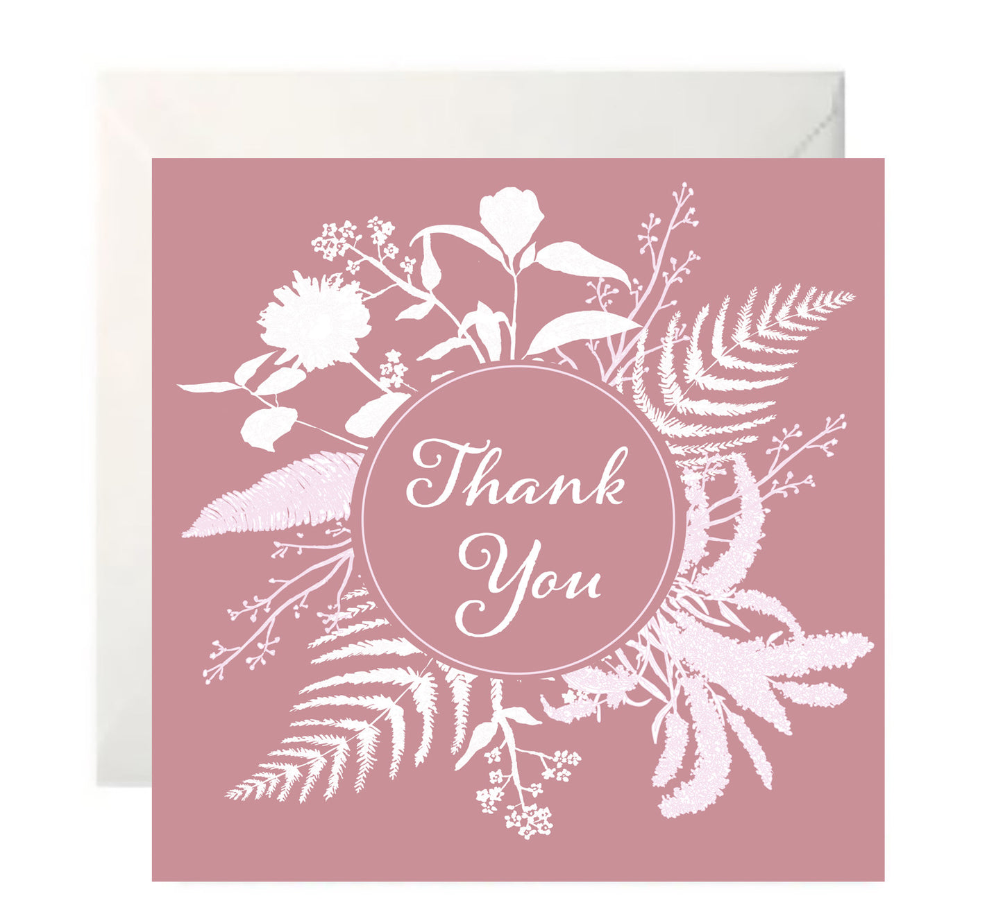 Rose - Thank You Card