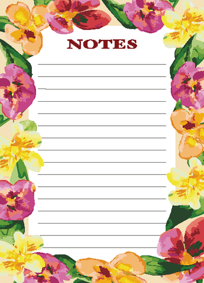 Sweet Pea - A5 Memo Pad