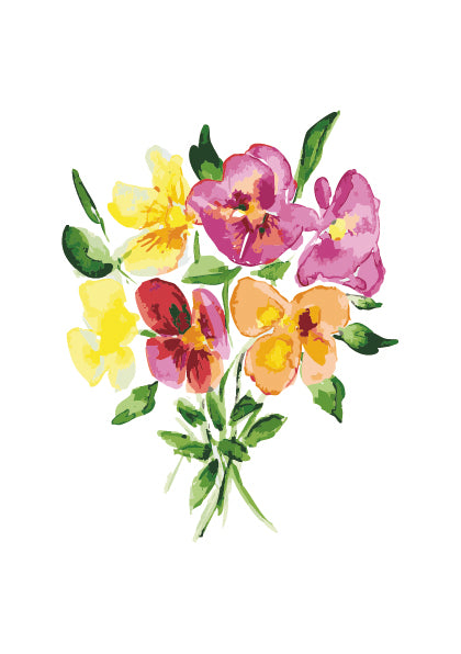 Sweet Pea - Watercolour Art Print