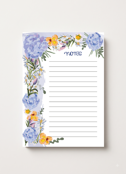Hydrangea - A5 Memo Pad