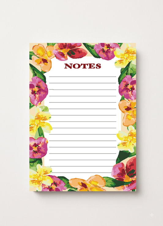 Sweet Pea - A5 Memo Pad