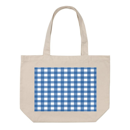 Shopping Bag - Yellow Gingham - front_0